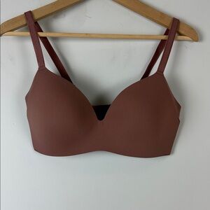 Knix Wingwoman Bra in Muted Pink/Terra Cotta Size 36C